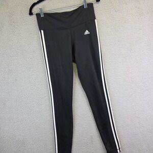 Adidas Leggings Womens M Black Climalite Athleisure Yoga Running‎ Gym Training